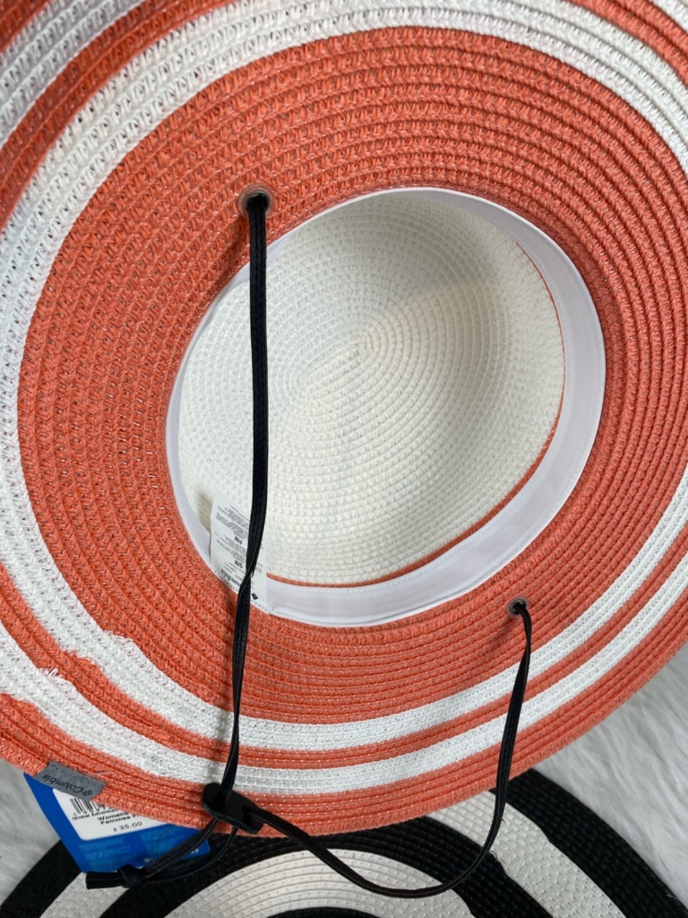 New Columbia Omni shade Wide Brim Straw Sun Hat and Target hat - Picture 9 of 12